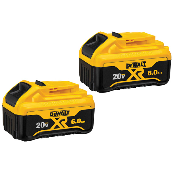 20v max premium xr 6.0ah lithium ion two pack